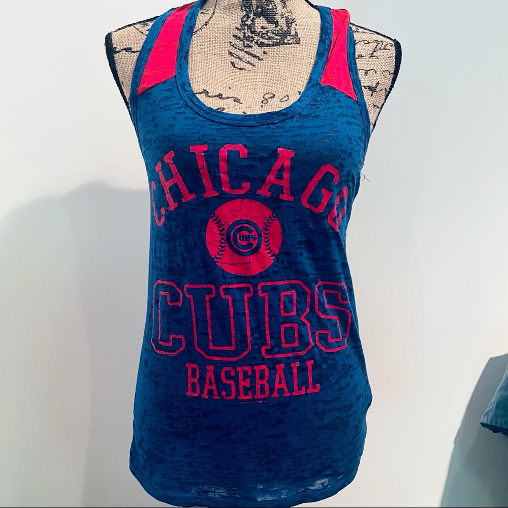 Chicago Cubs MLB Throwback Tank Size M